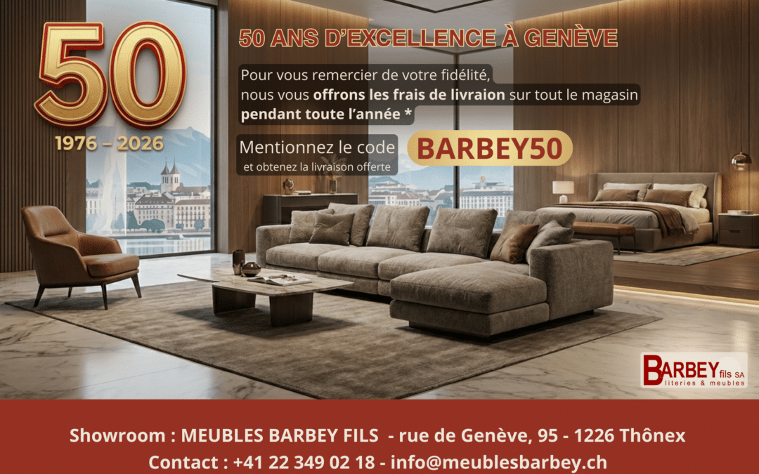 50 ans d&rsquo;excellence à Genève !