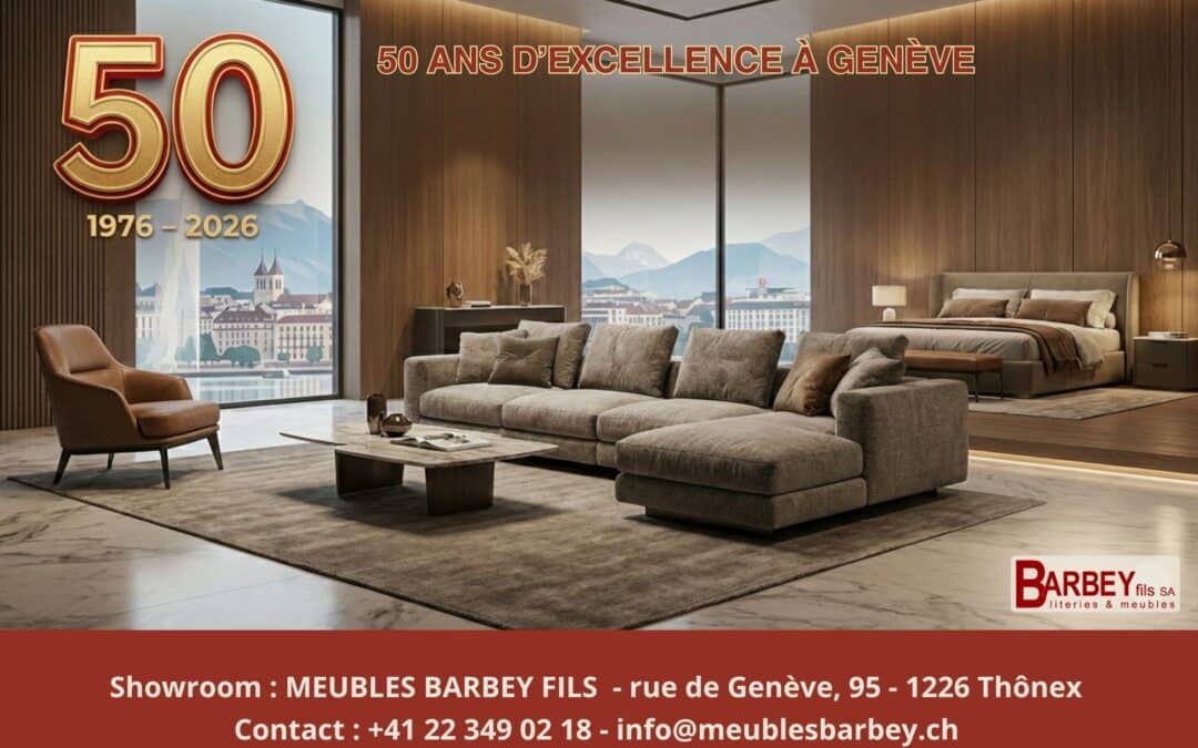 50 ans d&rsquo;excellence à Genève !
